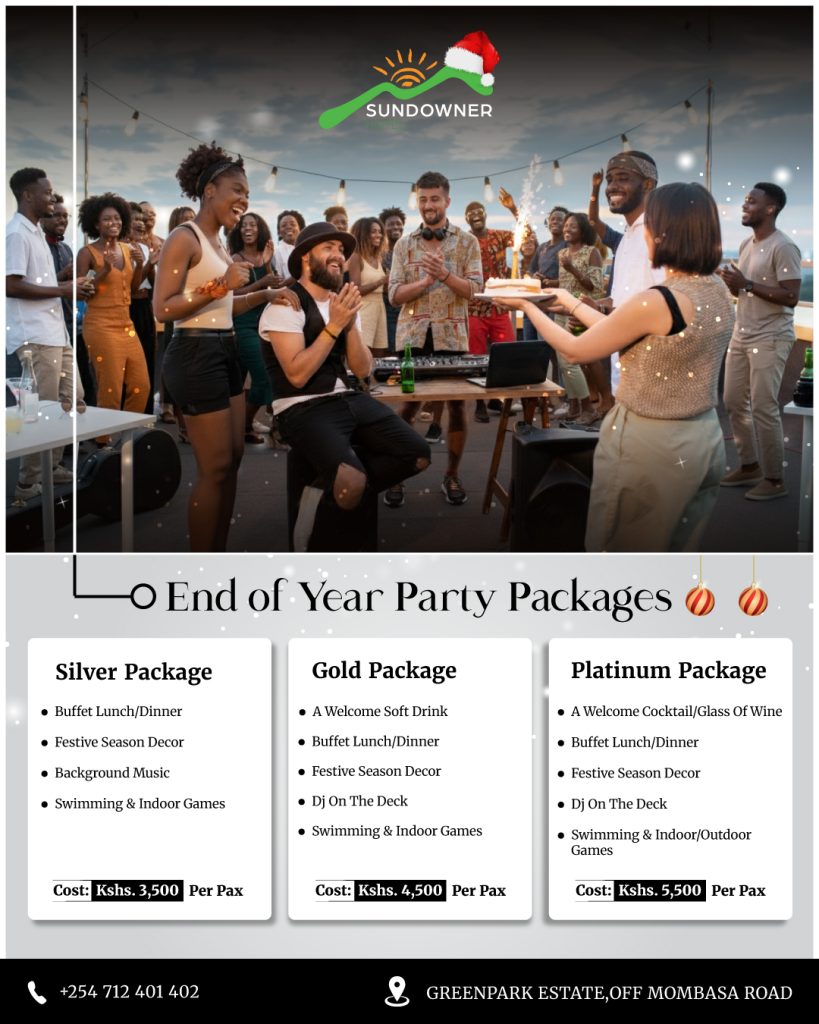 Sundowner End of year Party Packages