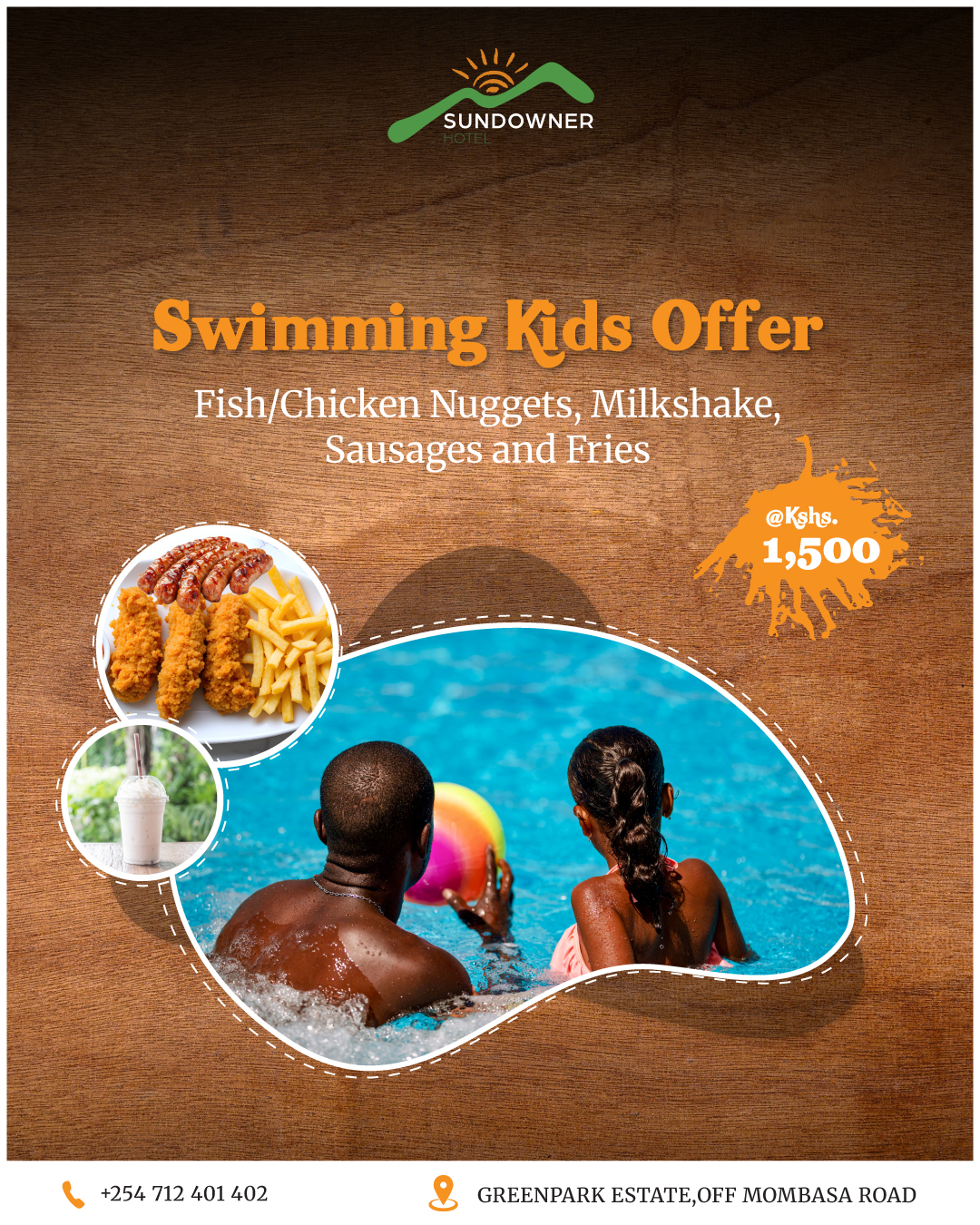 Sundowner Swimming Offer