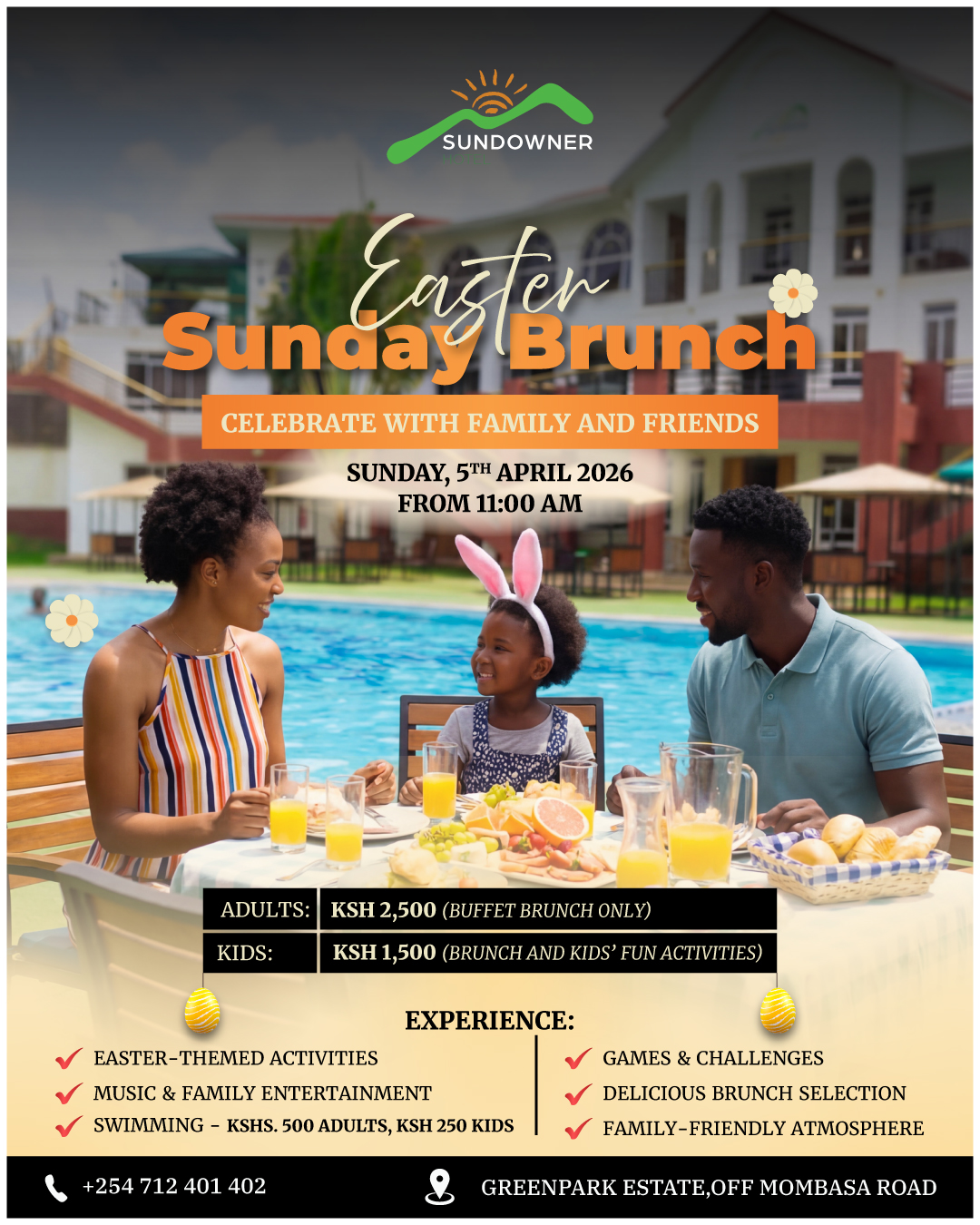Sundowner Hotel-Easter-Sunday-Brunch